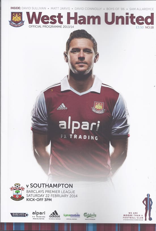 West Ham United FC v Southampton FC